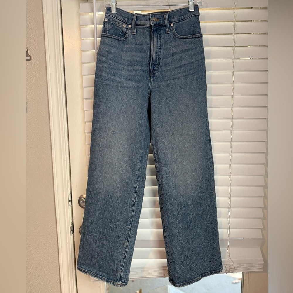 Madewell Perfect Vintage Wide Leg Jeans size 28